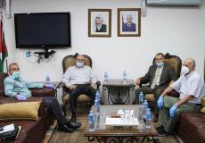 أبو الرب يبحث مع شركة انترميد تزويد مستشفى الرازي بمعدات طبية