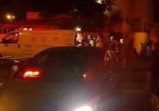 من مكان عملية الطعن قرب رام الله