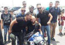 خروج الأسير أمير أسعد من سجن جلبوع الاسرائيلي 