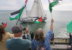 نشطاء دوليين متضامنين مع غزة