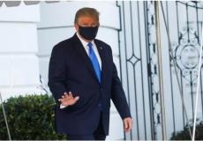  الرئيس الأمريكي دونالد ترامب بعد إصابته بفيروس كورونا