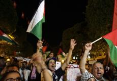 الشعب التونسي يناصر القضية الفلسطينية 