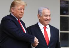 نتنياهو وترامب - الادارة الامريكية قد توقف خطة الضم الاسرائيلية