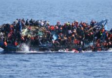 سفينة مهاجرين تغرق