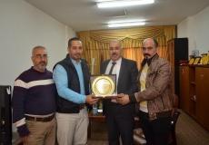 تكريم وكيل وزارة الاقتصاد بغزة