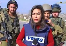 الجيش الاسرائيلي يعترض مراسلة تلفزيون فلسطين