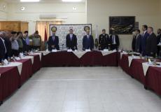 الحمد الله خلال اجتماع مجموعة العمل الأمني على المستوى الاستراتيجي في أريحا