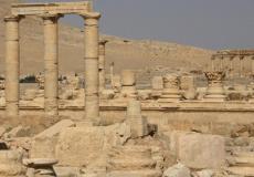 جانب من مدينة تدمر الأثرية في سوريا - أرشيفية