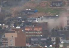 الجيش التركي يقصف بلدة كردية بالدبابات
