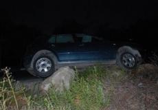 إصابة أثر انقلاب سيارة في وادي سلامة