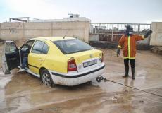  تأثير المنخفض الجوي على قطاع غزة