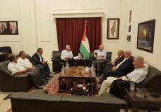 الجبهة الديمقراطية لتحرير فلسطين لقاءا  سياسيا مع حركة فتح