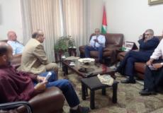 وزير النقل والمواصلات في بلدية الرام