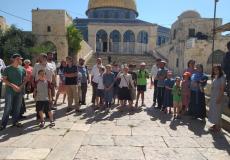 مستوطنون يقتحمون المسجد الاقصى