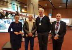 الدفاع المدني الفلسطيني يشارك في مؤتمر اسبوع الشركات الإنسانية في جنيف