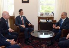 نتنياهو يجتمع مع كوشنير وغرينبلات مُجددًا وهذا ما بحثاه بشأن غزة