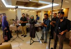 بيت الصحافة يعقد دورة تدريبية بعنوان " صناعة الفيلم القصير"