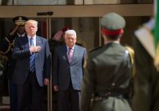 الرئيس الأميركي دونالد ترامب والرئيس الفلسطيني محمود عباس