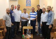 اتحاد السلة وأمواج يوقعان عقد رعاية بطولة كأس محافظات غزة