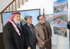 جانب من المؤتمر الصحفي بمدينة غزة اليوم