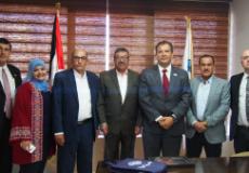 جانب من استقبال وزير الحكم المحلي المالطي في بلدية البيرة