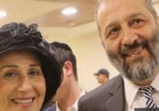 وزير الداخلية الاسرائيلي أريه درعي وزوجته