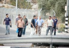 عمال فلسطينيين