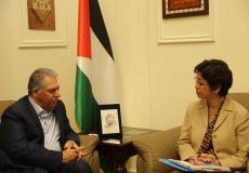 دبور يلتقي ممثلة اليونيسيف