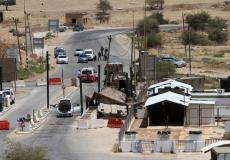 حاجز الحمرا بالضفة الغربية - أرشيفية