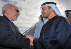 محمد جواد ظريف ونظيره الإماراتي