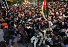 الاحتجاجات الجماهيرية في عمان الأردن 3 يونيو 2018