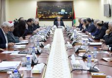 اجتماع مجلس الوزراء الفلسطيني