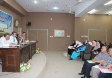 تربية الوسطى تجتمع برؤساء لجان الثانوية العامة