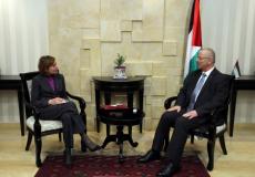 الحمد الله مع رئيسة لجنة التنمية الامريكية