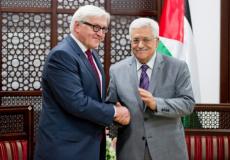 الرئيس عباس و نظيره الألماني 