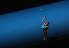 هاليب عانت من الإصابة