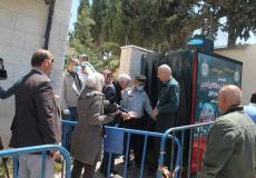 مديرية صحة بيت لحم تتسلم غرفة تعقيم من الدفاع المدني