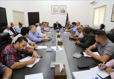 اجتماع لجنة الطوارئ في محافظة قلقيلية