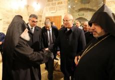 الحمد الله يشارك باحتفالات عيد الميلاد المجيد 