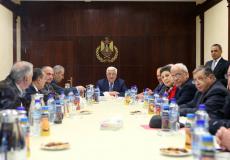 اجتماع القيادة الفلسطينية -ارشيف-