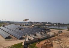 مشروع الطاقة البديلة في محطة المعالجة