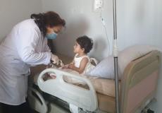 الكيلة تعايد كادر الوزارة والمرضى في مجمع فلسطين الطبي و"هوغوتشافيز"