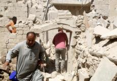 مخلفات القصف على حلب