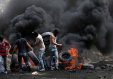 مواجهات بين الفلسطينيين وقوات الاحتلال