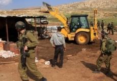 الاحتلال يدمر خط مياه في الأغوار / أرشيفية