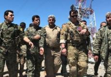 قائد عسكري أمريكي التقى بمقاتلين أكراد بعد الهجوم لإظهار تضامنه معهم
