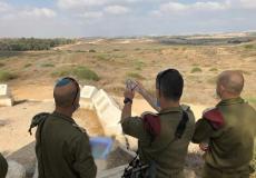 قائد فرقة غزة بالجيش الإسرائيلي يجري جولة بمستوطنات الغلاف