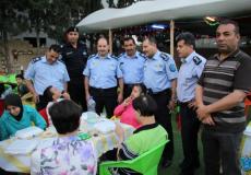 الشرطة تنظم مأدبة إفطار لذوي الاعاقة