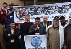 الحراك الشبابي ينظم وقفة احتجاجية