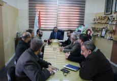 تربية الوسطى تبحث آخر المستجدات التعليمية مع نقابة المعلمين